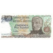 Argentina. 1983 m. 50 pesų. P314. UNC