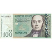 Lietuva. 2007 m. 100 litų. VF. Serija: AA