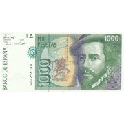 Ispanija. 1992 m. 1.000 pesetų. XF-
