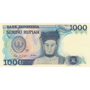 Indonezija. 1987 m. 1.000 rupijų. XF+