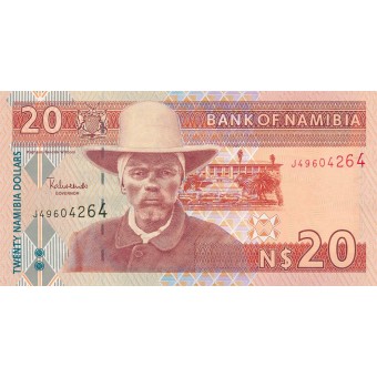 Namibija. 2002 m. 20 dolerių. P6. aUNC