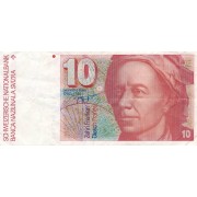 Šveicarija. 1991 m. 10 frankų. VF-