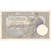 Jugoslavija. 1929 m. 100 dinarų. XF+