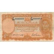 Australija. 1942 m. 10 šilingų. P25b. F