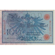 Vokietija. 1908 m. 100 markių