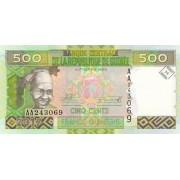 Gvinėja. 2017 m. 500 frankų. P47b. UNC