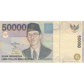 Indonezija. 2002 m. 50.000 rupijų