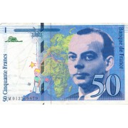 Prancūzija. 1993 m. 50 frankų