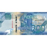Kenija. 2019 m. 200 šilingų. UNC