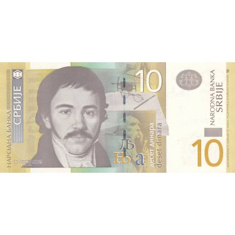 Serbija. 2006 m. 10 dinarų. P46. aUNC