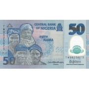Nigerija. 2016 m. 50 nairų. P40f. UNC