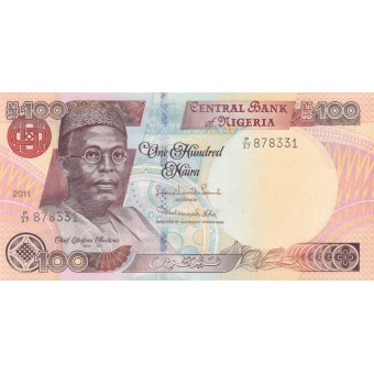 Nigerija. 2011 m. 100 naira. UNC