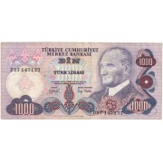 Turkija. 1970 m. 1.000 lyrų. P191