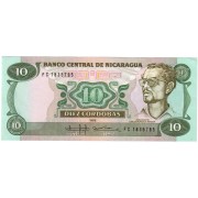 Nikaragva. 1985 m. 10 cordobas. UNC
