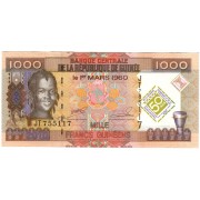 Gvinėja. 2010 m. 1.000 frankų. UNC