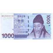 Pietų Korėja. 2007 m. 1.000 vonų. P54. UNC